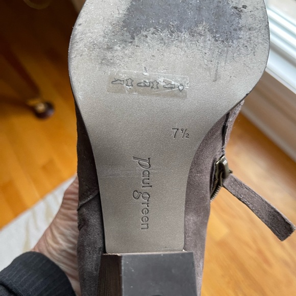 Paul Green Suede Bronze- Brown Ankle Boot- very good condition - Picture 8 of 8